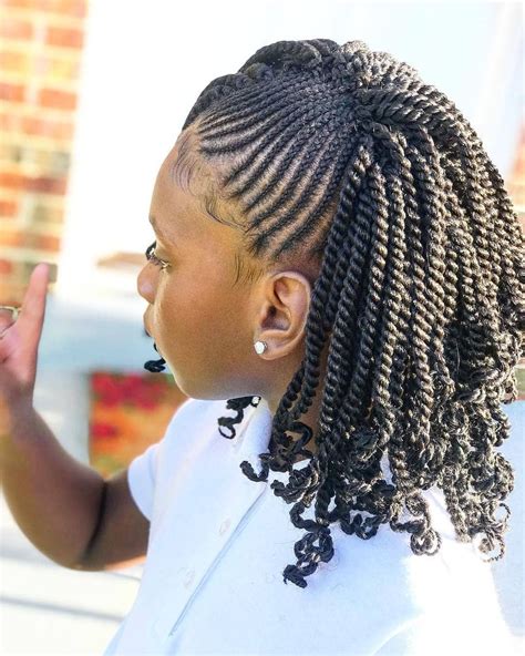 Braids hairstyles flatter all kids, complement any outfit, and make girls look so adorable. Gorgeous braid style for our little Queens!!!! Styled by # ...