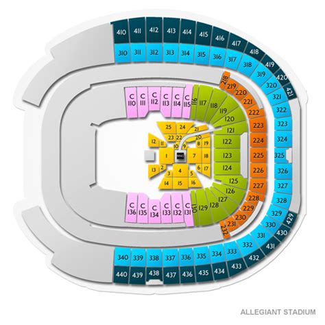 Allegiant Stadium 3d Seating Chart