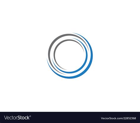 Circle Logo Templates Royalty Free Vector Image