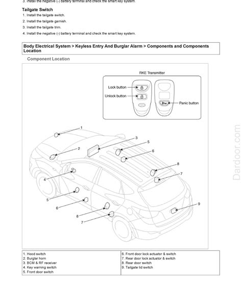 Hyundai Tucson Repair Manual Dardoor
