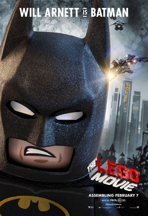 The Lego Movie Character Poster Batman