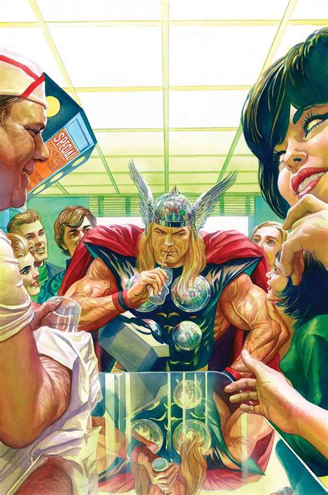 Thor 13 Alex Ross Marvels 25th Anniversary Cover Fresh Comics