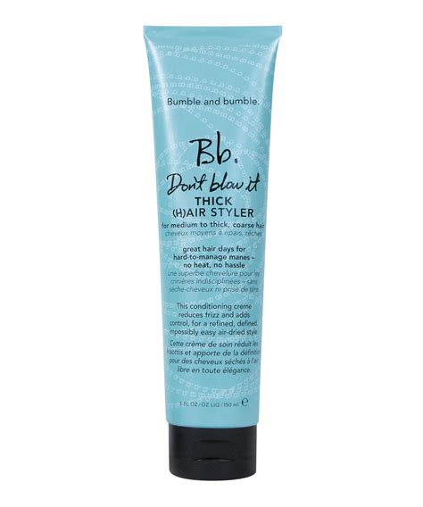Bumble And Buble Dont Blow It Thick Hair Styler Leave In Hair Control Frizz Control Creme