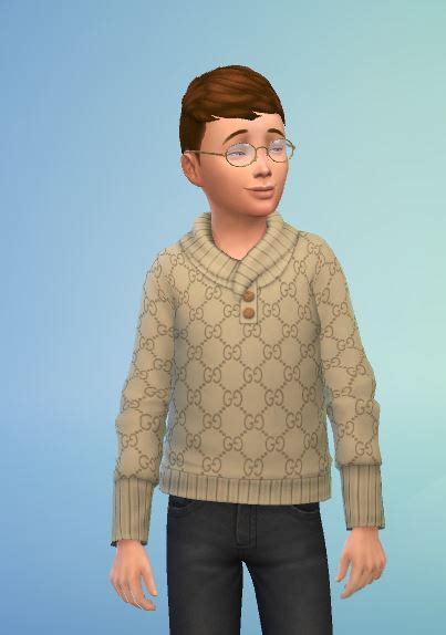 Gucci Boys Sweatshirt The Sims 4 Catalog