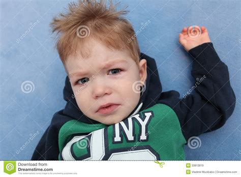 A Baby Boy Crying Royalty Free Stock Images Image 33813819