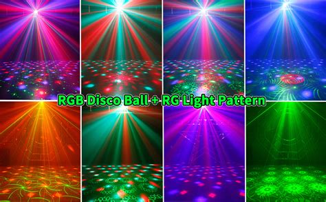 Disco Lights Party Light Disco Ball 2 In 1 Party Lights Sound Actived
