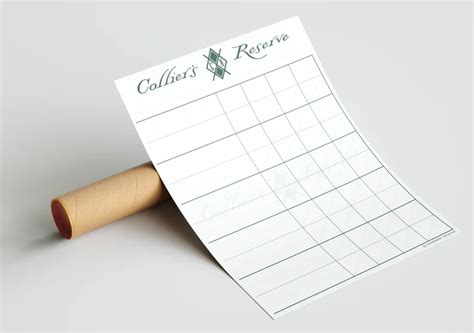 Golf Printing Scoresheets Scorecards For Tournaments And Clubs