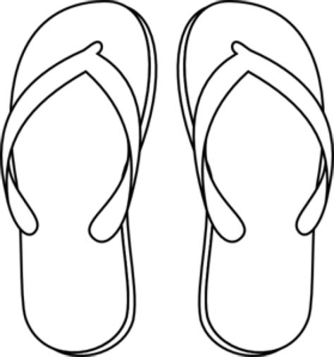 Slippers Clipart Outline And Other Clipart Images On Cliparts Pub