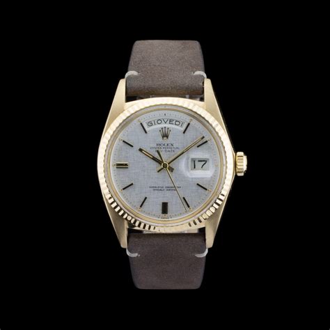 Rolex Day Date 1803 ‘linen Amsterdam Vintage Watches