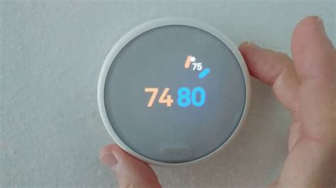 How To Set The Temperature On A Nest Thermostat Youtube