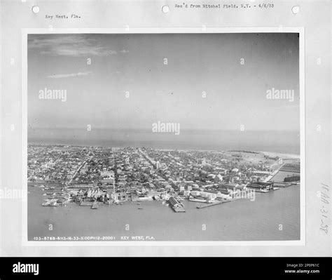 Florida - Key West, Aerial Photograph Stock Photo - Alamy