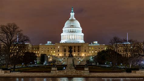 Capitol Hill By Night Washington Dc