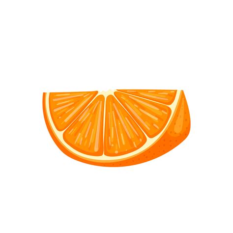 Orange Slice Cartoon Vector Illustration 17578234 Vector Art At Vecteezy
