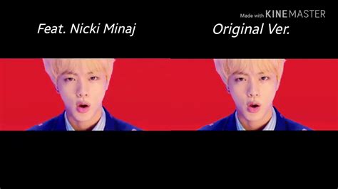 Bts 방탄소년단 Idol Mv Comparación Original Ver Vs Nicki Minaj Ver