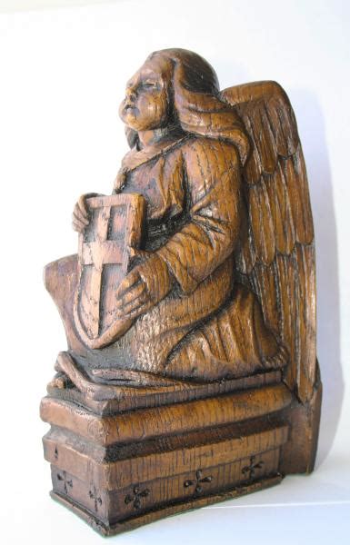 Scottish Angel Edwardian Cathedral Carving St Giles Edinburgh