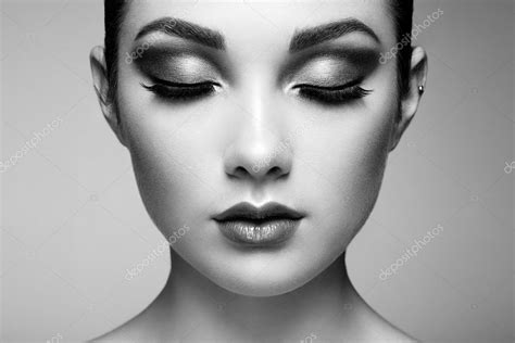 Beautiful Woman Face Stock Photo By ©heckmannoleg 87646104