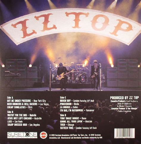 Zz Top Live Greatest Hits From Around The World Vinyl At Juno Records