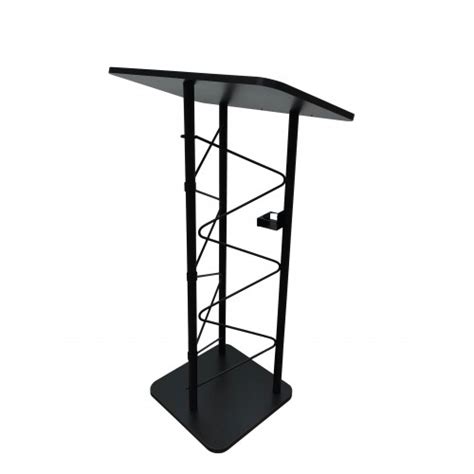 Fixturedisplays Truss Metal And Wood Podium 28 Wide Top Pulpit Lectern