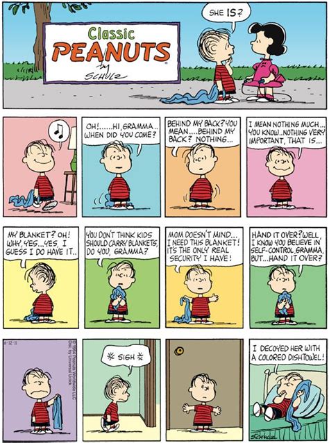 Classic Peanuts Comic Strip Are One Of The Many Comics I Love Reading