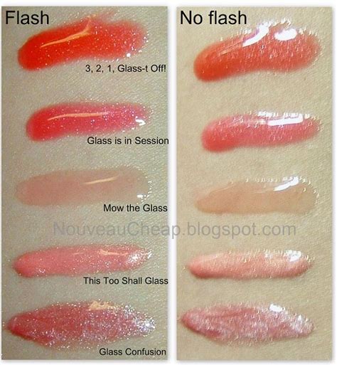 New Wet N Wild Glassy Gloss Lip Gels Nouveau Cheap