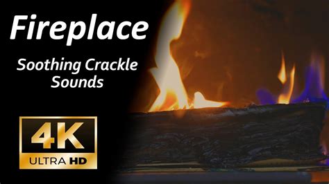 Cozy Burning Fireplace 4k UltraHD Fireplace With Soothing Crackle
