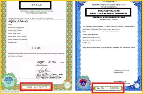 Perbedaan Nomor Ijazah Dan Nomor Seri Ijazah S Cara Melihat Nomor My