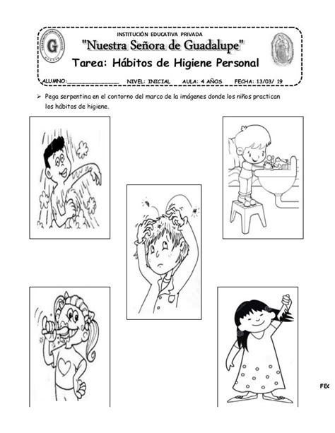 Imagenes De Habitos De Higiene Personal Para Colorear Mi Colección De