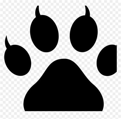 Dog Paw Stencil Download Free Cat Paw Print Png Download Paw