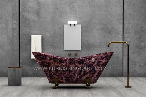 Amethyst Freestanding Bathtub For Spa Project In New Zealand