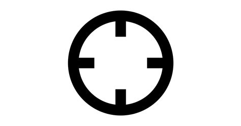 Crosshair Free Vector Icon Iconbolt