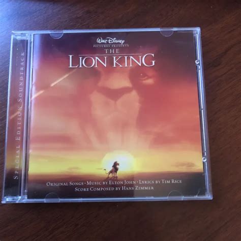 Cd Disney The Lion King Original Broadway Cast Elton John Tim Rice Nice