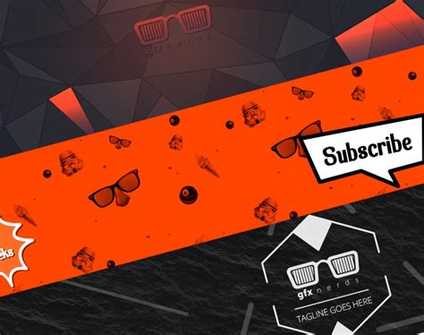 Youtube Banner Template Psd Free Graphics