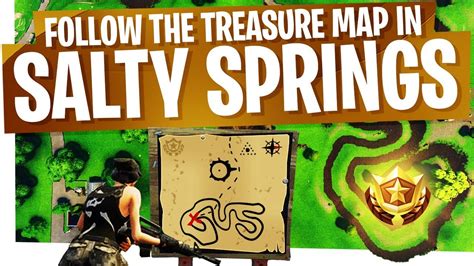 Follow The Treasure Map Found In Salty Springs Easy And Fast Season 4