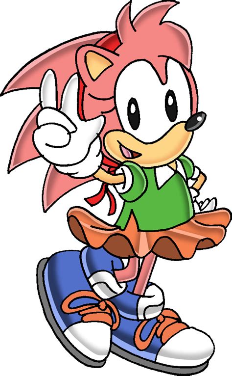 image classic amy rose png sonic news network fandom powered by wikia