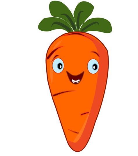 Cute Carrot Cartoon Image