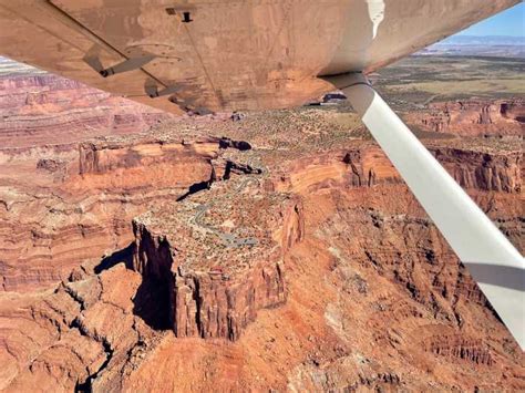 Canyonlands And Arches National Park Voo Panorâmico De Avião