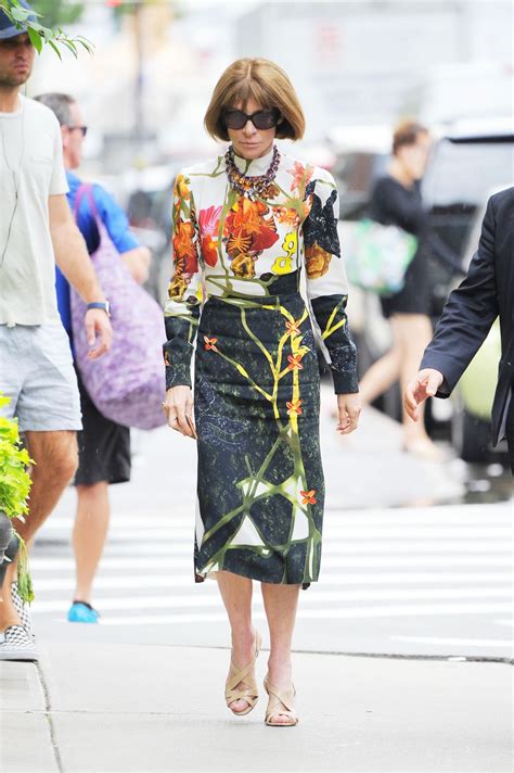 Anna Wintour Out In New York Fashion Anna Wintour Anna Wintour Style