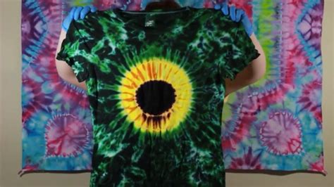 How To Tie Dye A Beautiful Sunflower Step By Step For Beginners Tie