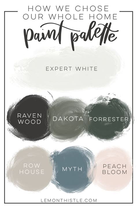How I Choose Paint Colours For The Whole Home Lemon Thistle Paint