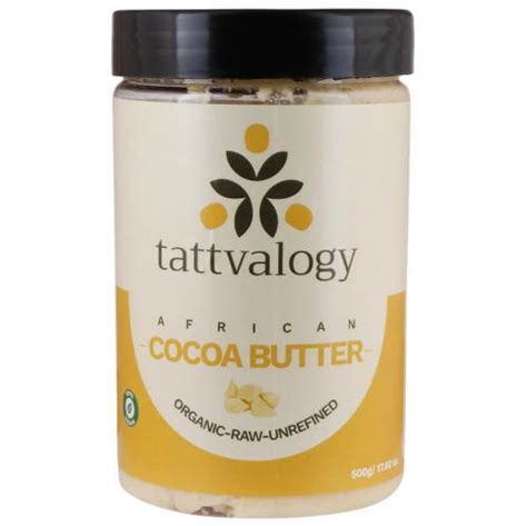 Tattvalogy African Cocoa Butter Raw Unprocessed And Unrefined 500gm