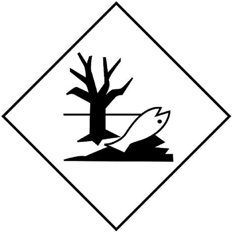 Tdg Labels Hazard Class 9 Marine Pollutant 4 X 4