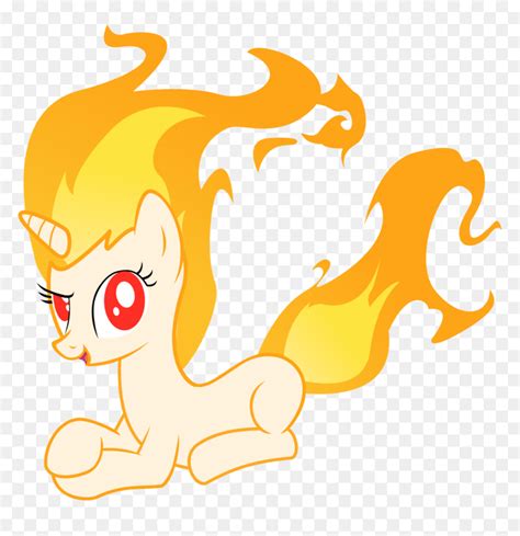 My Little Pony Twilight On Fire Hd Png Download Vhv