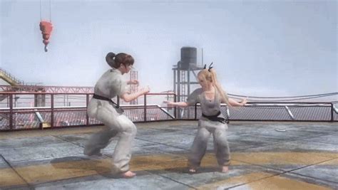 Hitomi Vs Marie Rose In Karate Gi By Doaosu On Deviantart