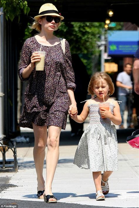 michelle williams holds hands with her daughter matilda on outing in nyc daily mail online