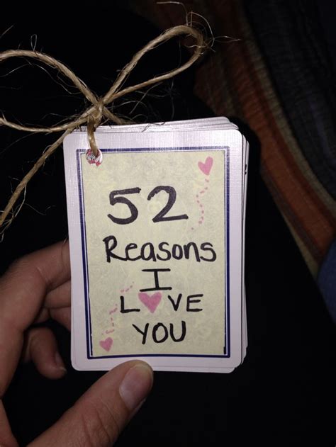 52 reasons i love you on playing cards reasons i love you 52 reasons love you