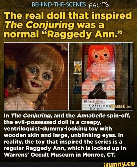 Behind The Scenes Acts The Real Doll That Inspired The Conjuring Was A