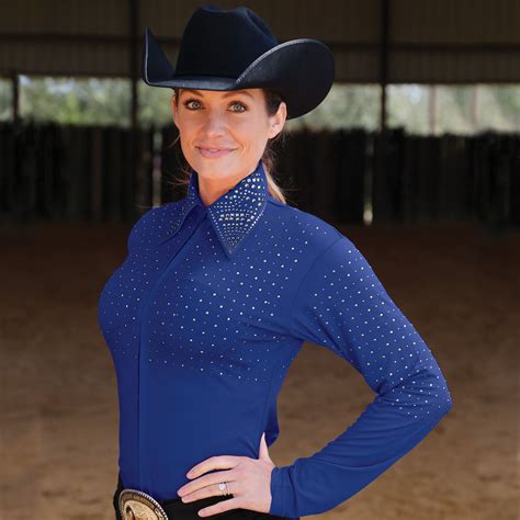 cowgirl royalty ladies sparkle western show shirt ii in apparel boots at schneider saddlery