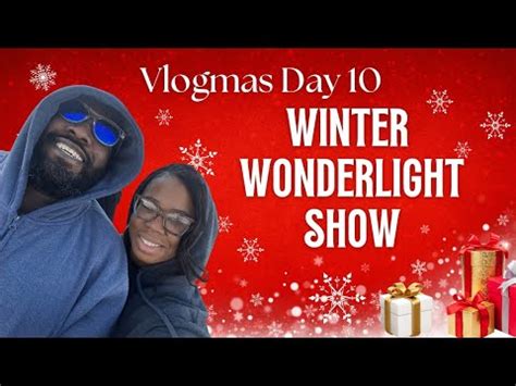 Vlogmas Day Winter Wonderlights Drive Thru Christmas Light Show Youtube