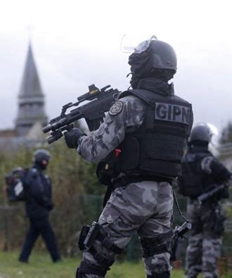 French Gipn Intervention Police Forces Secure A Neighbourhood In Corcy