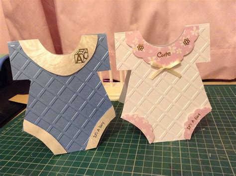 Cute Design For Baby Cards Tutorial Found On Youtube Baby Onesie